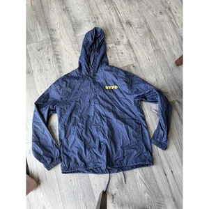 Rare Brooklyn Nine-Nine NBC Blue Windbreaker Jacket Mens L Andy Samberg - Picture 1 of 5