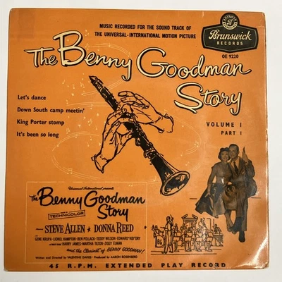 The Benny Goodman Story - Volume 1 Part 1 - Brunswick 7" 1956 EP - OE 9220 Foto 1 de 4
