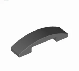 Lego 50x Slope curved pente courbe 4x1 double gris foncé/dark bluish gray 93273 - Imagen 1 de 2