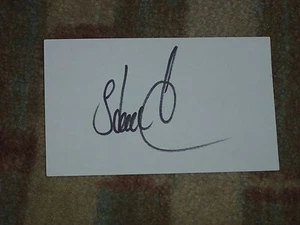 Stuart Appleby Signed 3x5 index Card - Picture 1 of 1