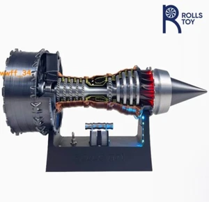 A380 Trent900 Aircraft Engine Turbofan Blade Engine Adjustable Speed Toy Model - Picture 1 of 10