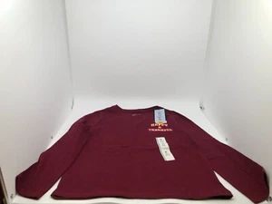 Camisa de manga larga Cat & Jack Happy & Thankful para niñas en granate talla mediana nueva con etiquetas - Imagen 1 de 3