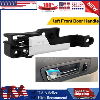 Front Inner Inside Door Handle Chrome Left Driver Side For Ford Fusion 2006-2012 Foto 1 de 4