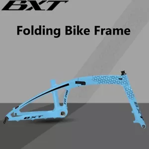 BXT 20 inch Vollcarbon Klapprad Rahmen Scheibenbremse Fahrradrahmen MTB 406 - Bild 1 von 30