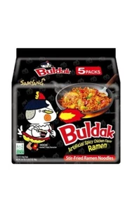 Buldak Hot Spicy Chicken Ramen Noodle Korean Stir-Fried Ramen, Original Flavor,  - Picture 1 of 3