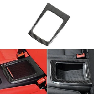 Carbon Fiber Rear Row Storage Box Cover For BMW 3 Series E90 E92 E93 2005-2012 - Picture 1 of 6