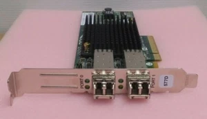 IBM / Emulex LPE12002 PCIe x8 Dual Port 8Gb HBA Host Bus Adapter 00E0806 +2x SFP - Picture 1 of 5