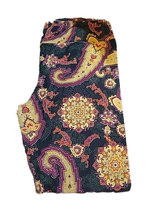 LuLaRoe TC Leggings Paisley Fall  Super Soft - Picture 1 of 3