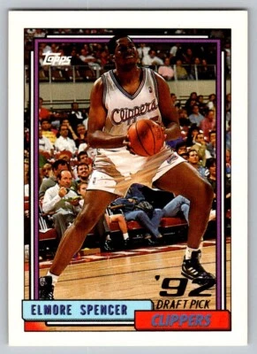 1992-93 Topps - #300 Elmore Spencer (RC) - Image 1 of 2
