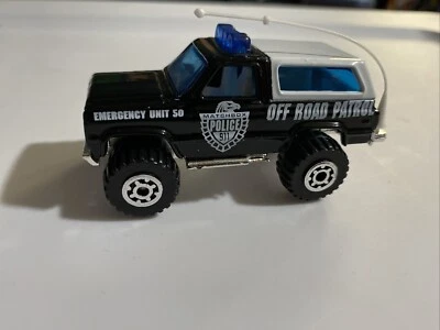 1983 Matchbox Mattel Thailand 4x4 Chevy Blazer Police Off Road Patrol Mint (mc1) - Image 1 of 4