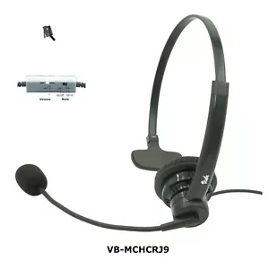 FortiFone phone headset, Noise Canceling Rotatable Microphone, Volume, Mute, New - Picture 1 of 8
