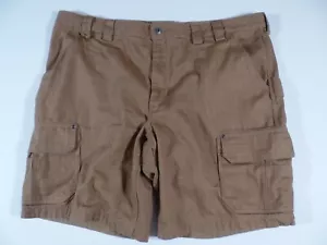 PANTALONES CORTOS DE CARPINTERO CARGO MARRÓN DULTUH TRADING COMPANY PARA HOMBRE, TALLA 46 AJUSTE RELAJADO - Imagen 1 de 6