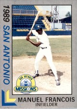 1989 San Antonio Missions Best Ltd Ed #2 Manuel Fancois