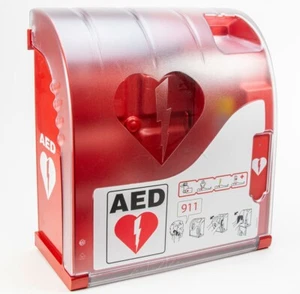 Aivia 200 Defibrillator Cabinet with Heating Cooling & Alarm Indoor Outdoor W/po - Picture 1 of 8