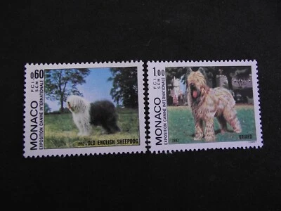 Exposición Canina Internacional de Mónaco 1982, Montecarlo.   Juego MNH Foto 1 de 2