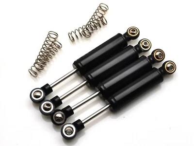 4PCS 82mm Alloy Spring Shock Absorber for CC01 D90 SCX10 RC Crawler Buggy Car - Image 1 of 3
