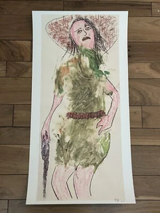 Póster impreso de giclee Moonlander firmado por Stone Gossard Pearl Jam LE 81/100 2013 - Imagen 1 de 1