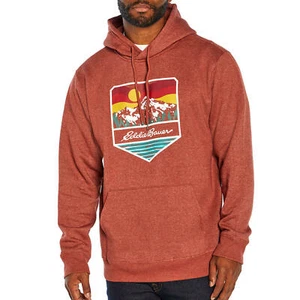 Sudadera con capucha gráfica de peso pesado Eddie Bauer XXL Red Mountains para hombre precio de venta sugerido por el fabricante: $70 - Imagen 1 de 6