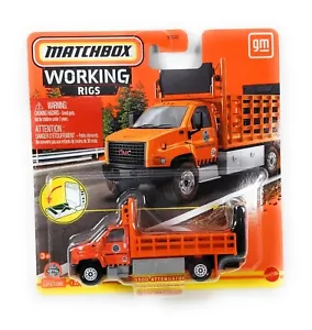 Camión atenuador Matchbox plataformas de trabajo GMC 3500 12/16 naranja escala 1:64 HVV17 - Imagen 1 de 2