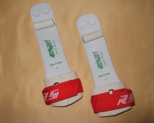 Deporte de arroz - Anillos correas ELITE PROTEC, 2 orificios velcro rojo + rodillo - Imagen 1 de 2