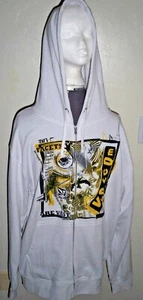 HERREN JUNGS VOLCOM REISSVERSCHLUSS WEISS FLEECE KAPUZENPULLOVER FACETTEN SIND RIESIGE VERRÜCKTE LOGOS NEU $ 65 - Bild 1 von 1