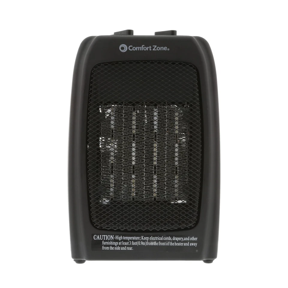 Comfort Zone CZ422WM Ceramic Heater - Black