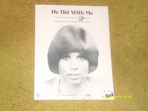 Vicki Lawrence sheet music He Did With Me '73 4 pp. NM shape - Picture 1 of 1