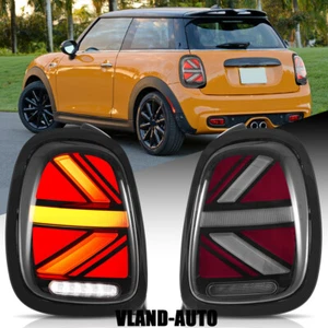 2014-19 Smoked LED Tail Lights w/Sequential Turn sig For Mini Cooper F55 F56 F57 - Picture 1 of 18