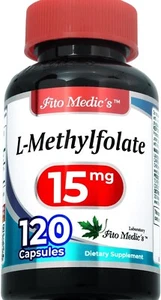 L Methylfolate 15mg | 120 Capsules | Value Size | Max Potency | by Opti-Folate - Picture 1 of 12