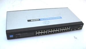 Linksys SRW2024 24-Port 10/100/1000 Gigabit Ethernet Switch with WebView Layer 3