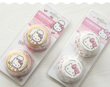 Hello Kitty Chefmade Kitchen Baking Accessories Paper 100 Cupcake Cases Pink Bow