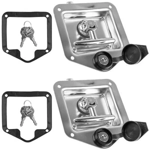 2Pcs Truck Tool Box Latch Replacement Stainless Steel Truck Bed Tool Box Latc... - Picture 1 of 7