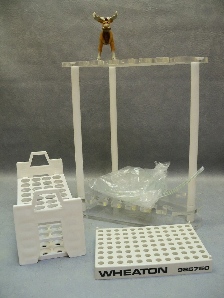 Lab equipment Lot Acrylic Pipette Rack Tube support rack Wheaton 985750 - Image 1 of 4