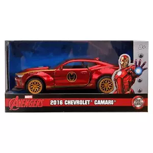 Iron Man 2016 Chevrolet Camaro Die-Cast Car Marvel Avengers 1:32 Scale 13cm - Picture 1 of 6