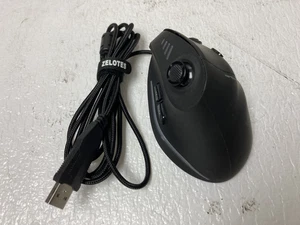 Zelotes C-18 Ergonomic Vertical  Wired RGB Gaming Mouse - Picture 1 of 5