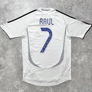 Raul #7 Real Madrid 06-07 Home Shirt Adidas XL Free Shipping From JPN - Picture 1 of 19