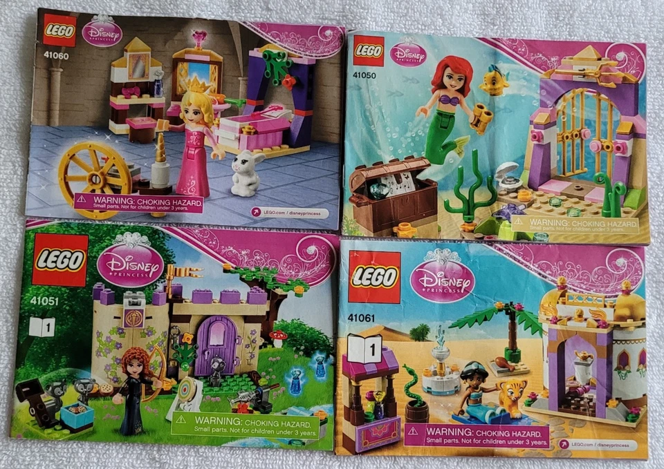 4 surtidos LEGO Disney Princess set SOLO MANUALES (v. bonito) Foto 1 de 1