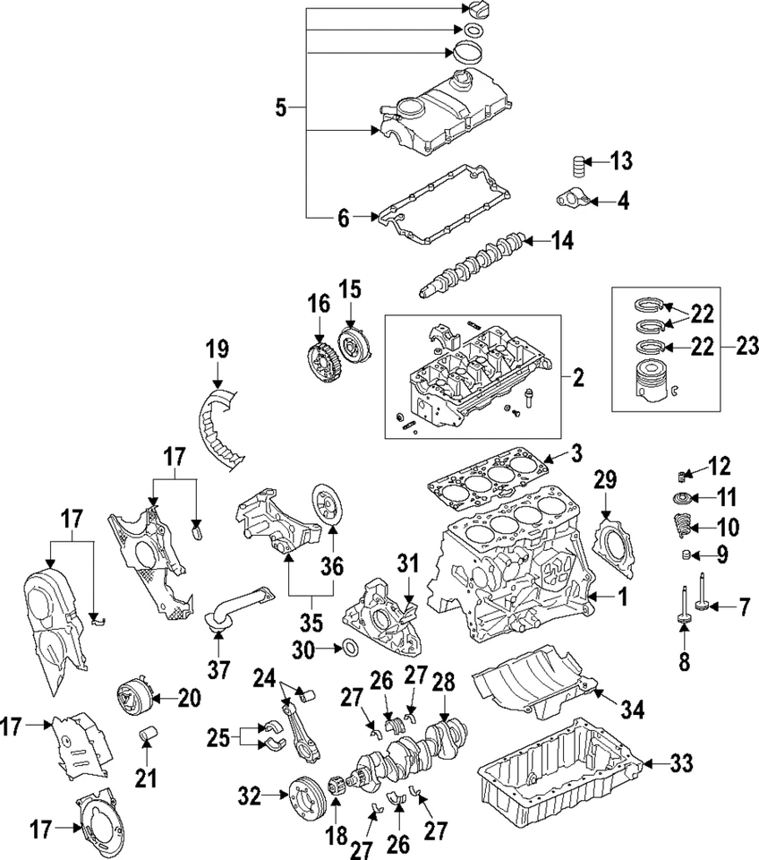 Bomba de aceite original Volkswagen 038-115-105-C Foto 1 de 2