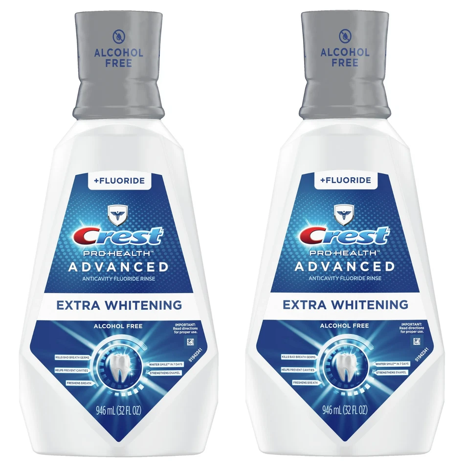 Crest Pro-Health Advanced Extra Whitening Mouthwash Energizing Mint 946mL(2Pack) - Image 1 of 1