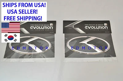 Juego de emblemas con logotipo 3D K delantero/trasero KIA SPORTAGE KDM 2011-2015 (hecho en Corea) Foto 1 de 2