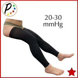 Calze gambe con manicotto coscia Presadee 20-30 mmHg a compressione solida circolazione - Foto 1 di 9
