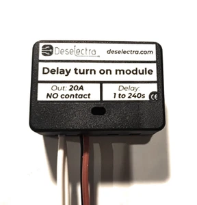Mini Zeitschaltuhr Zeitrelais 1 bis 240 Sek Kit 12V / 12A Verzögerung am Auto Tageslicht - Bild 1 von 9