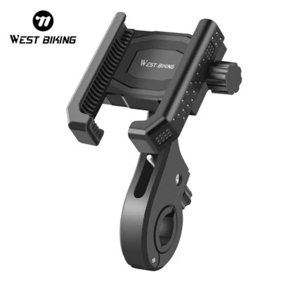 WEST BIKING Bike Phone Holder Scooter Motorcycle Bicycle Phone Mount Stand - Image 1 of 4