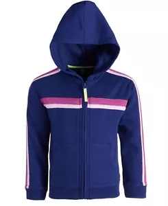 ID Ideology Big Girls Fleece Long-Sleeved Hoodie Zip-up Sweatshirt - Large - Picture 1 of 1
