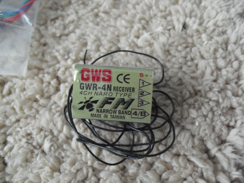 RC Part Accessory GWS Narrow Band 72 MHz 4N Receiver - Image 1 of 1