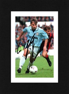 8X6 Mount GEORGI KINKLADZE Signed PHOTO Ready To Frame MANCHESTER CITY - Picture 1 of 2