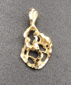 Colgante pequeño pepita de oro de 14 K 0,90 gramos - Imagen 1 de 3