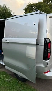 Ford Transit Custom 2024 External Side Door Repair Plate Shield Black Or Silver - Picture 1 of 5