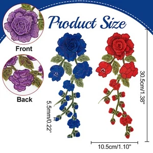 Spitzeneinsatz Spitzenkragen Spitzenbesatz Einsatz  gestickt - Bild 1 von 6