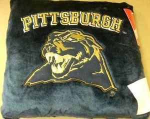 Pitt Panthers 10" x 10" Square Plush Pillow - Picture 1 of 3
